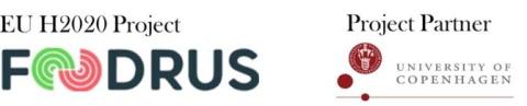 Logos of FOODRUS Project & University of Copenhagen