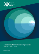 Accelerating circular economy in Europe — State and outlook 2024: front cover