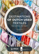 Destinations of Dutch used textiles front page