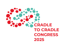 2025 Cradle to Cradle Congress logo: red and green interlinked circles