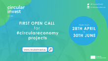 Open call for circular economy project promoters