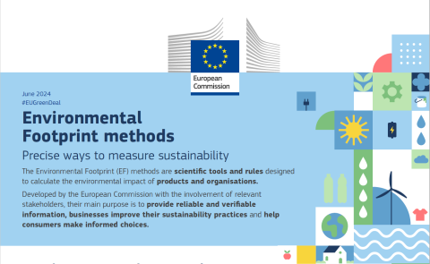European Commission's Environmental Footprint methods illustration