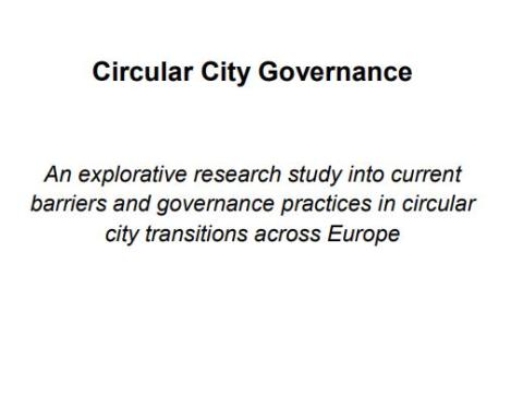 Circular City Governance