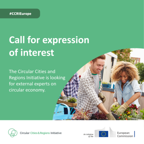 CCRI call for experts in the field of circular economy