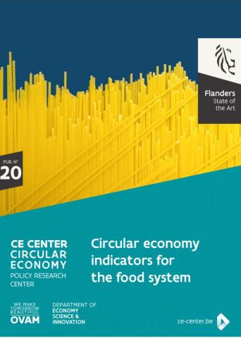 Circular economy indicators for the food system