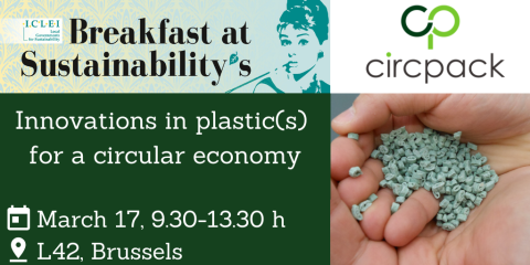 Join the final event for the CIRC-PACK project - Breakfast at Sustainability's