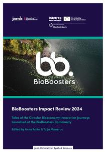 Cover page of the BioBoosters Impact Review 2024