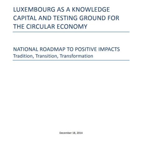 Luxembourg as a knowledge capital and testing ground for the circular economy