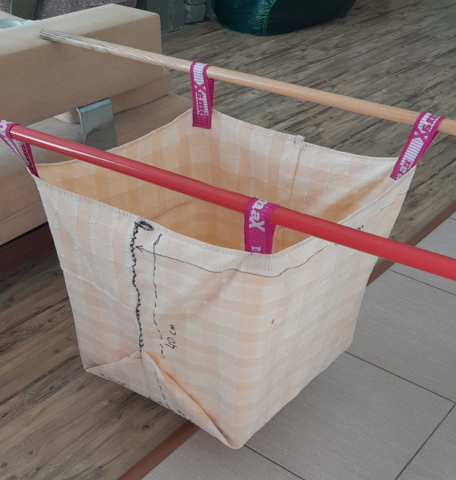 Heavy-duty bag from recovered materials