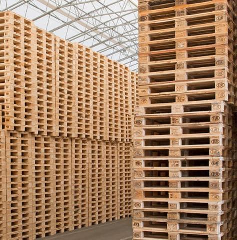 Reuse and recycling of loading pallets