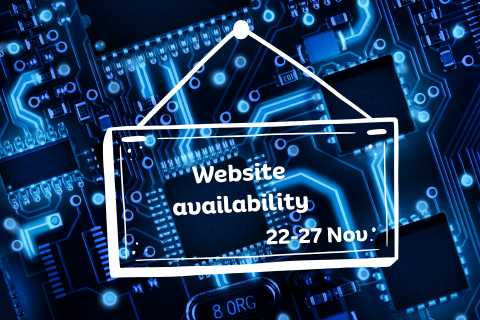 Website availability - 22-27 Nov