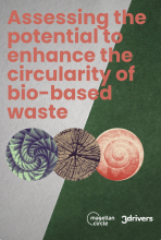 First page of the study with the title, 3 pictures of a cactus, wood and a shell. The logos of the co-authors.