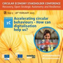 Session 2C - Accelerating circular behaviours - How can digitalisation help us? 