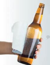 Labelling adhesives for returnable glass bottles