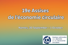 Assises  de l’économie circulaire, Nantes, 30 September – 1 October  