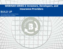 Lines forming a circular image with arrows and the name of the webinar