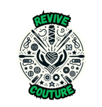 Event banner with the words "Revive couture"