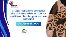 Organisers logo: CASRI – Shaping together the collaborative action for resilient circular production systems