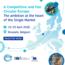 A Competitive and Fair Circular Europe – The ambition at the heart of the Single Market 22-23 April 2026, Brussels, Belgium