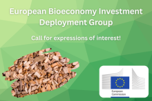 European Bioeconomy Investment Deployment Group, call for expressions of interest. European Commission logo