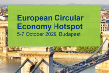 European Circular Economy Hotspot. 5-4 October 2026, Budapest