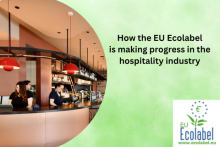 How the EU Ecolabel is making progress in the hospitality industry, with the EU Ecolabel logo
