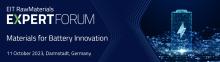 EIT RawMaterials Expert Forum: Materials for battery innovation