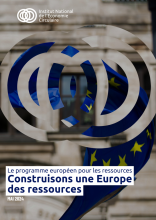 European flag overlaid with the INEC logo