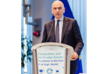 Enrica Letta speaking at the ECESP annual conference