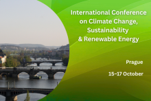 International Conference on Climate Change, Sustainability & Renewable Energy. Prague, 15–17 October