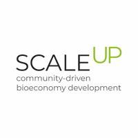 SCALE-UO logo with words "community-driven bioeconomy development" 