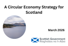 A Circular Economy Strategy for Scotland. March 2026. The logo of the Scottish Government