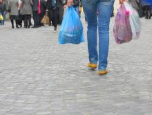 Woman doing grocery shopping