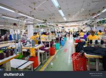 People in a textile factory