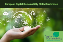 European Digital Sustainability Skills Conference, with the Digital4Sustainability project logo