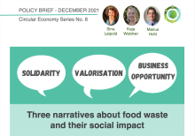 Three narratives about food waste and their social impact