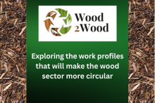 Exploring the work profiles that will make the wood sector more circular, with the Wood2Wood logo